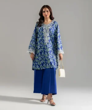 Embroidered Cotton Viscose Shirt